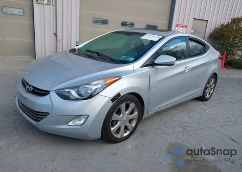 2013 Hyundai Elantra Limited from USA, damaged, VIN 5NPDH4AE0DH208237